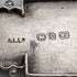 1895年 英国アンティーク 純銀製  フラワーデザイン ブローチ Adie & Lovekin